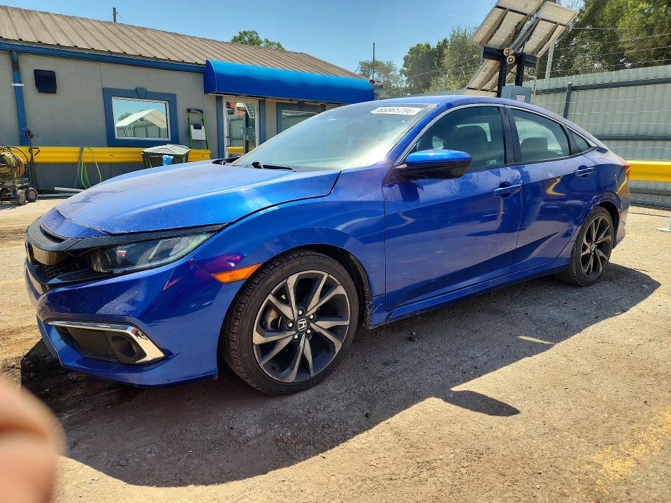 2020 Honda Civic VIN 2HGFC2F85LH571818 — COPART salvage auction photo