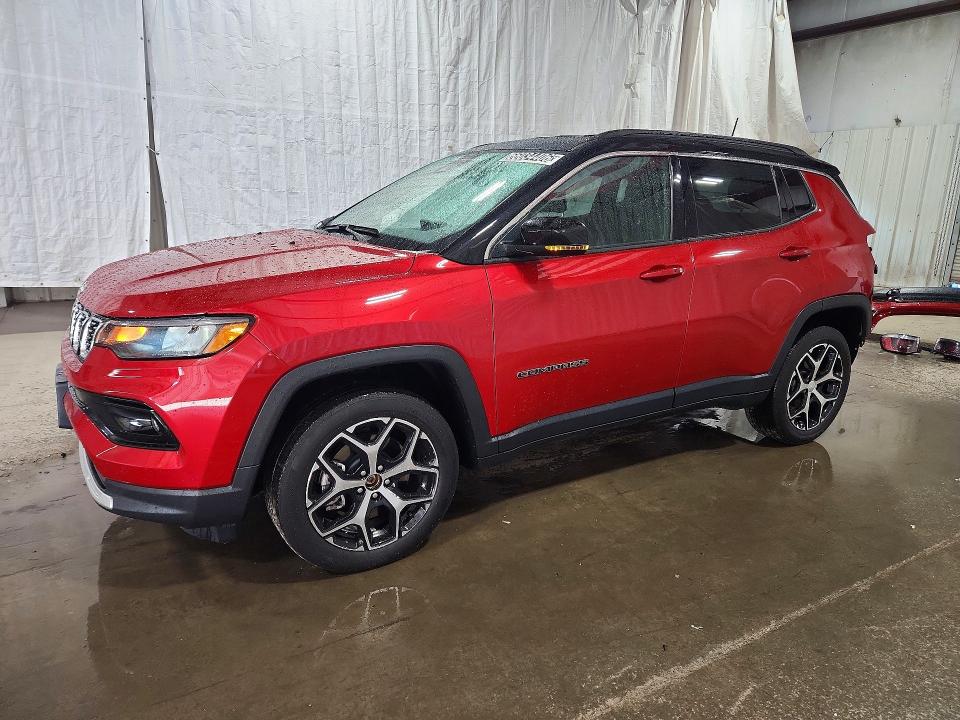 2025 Jeep Compass VIN 3C4NJDCN3ST619571 COPART salvage auction — REAR END, IL - CERTIFICATE OF TITLE, sold $13,000 on 2026-08-31 (photo 1)