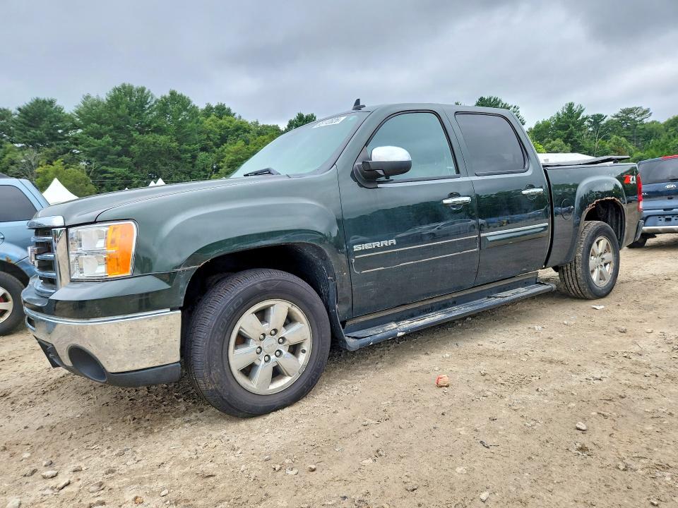 2013 Gmc SIERRA VIN 3GTP2VE77DG204629 COPART salvage auction — FRONT END, Ma - Certificate Of Title, sold $400 on 2026-09-08 (photo 1)
