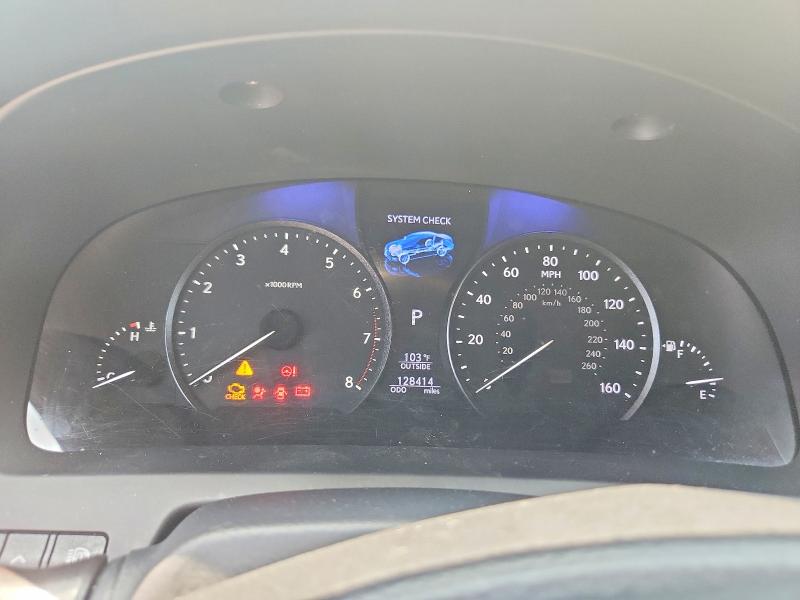 2013 Lexus Ls VIN JTHCL5EF6D5018511 COPART salvage auction — FRONT END, Tx - Certificate Of Title, sold $650 on 2026-09-03 (photo 9)