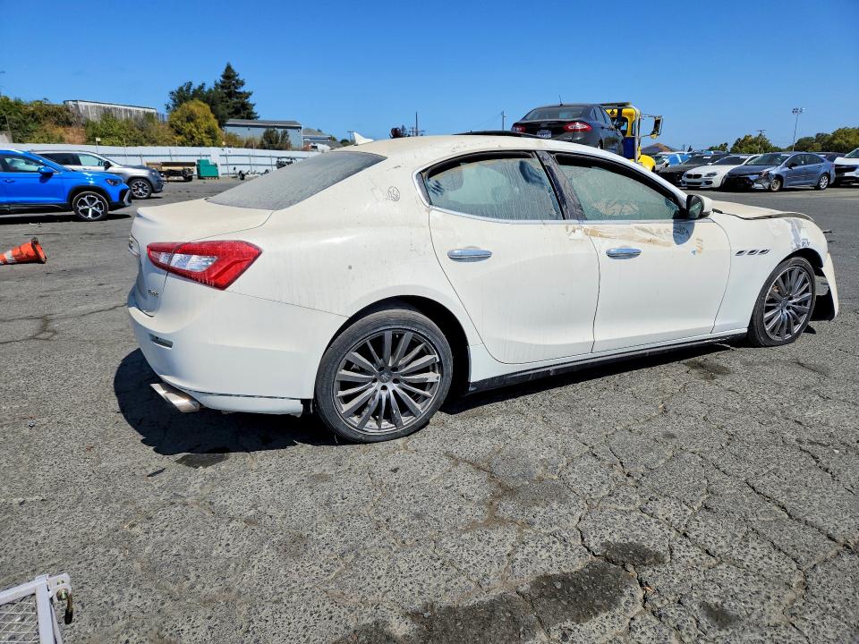 2018 Maserati Ghibli VIN ZAM57YSA8J1300480 COPART salvage auction — FRONT END, CA - DIS/DLR/EXP ONLY CLEAN TITLE, sold $20 on 2026-08-14 (photo 3)