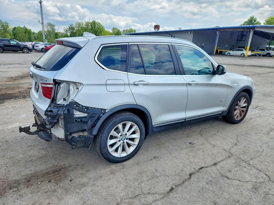 2011 BMW X3 VIN 5UXWX5C51BL704346 COPART salvage auction — REAR END, CT - CERT OF TITLE-SALVAGE, sold $900 on 2026-09-05 (photo 3)