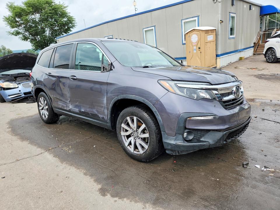 2019 Honda Pilot VIN 5FNYF6H5XKB076592 COPART salvage auction — FRONT END, Pa - Certificate Of Salvage, sold $1,600 on 2026-09-09 (photo 4)