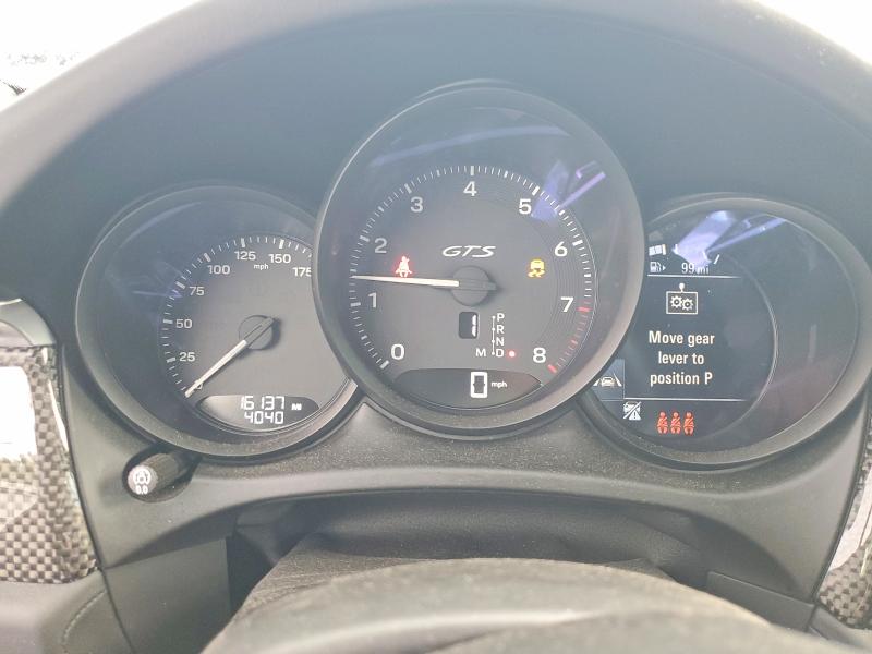 2024 Porsche Macan VIN WP1AF2A59RLB56508 COPART salvage auction — FRONT END, Fl - Cert Of Title Slvg Rebuildable, sold $26,750 on 2026-08-18 (photo 9)