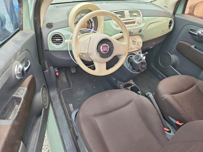 2012 Fiat 500 VIN 3C3CFFARXCT209849 COPART salvage auction — MINOR DENT/SCRATCHES, Ca - Cert Of Title-Salvaged, sold $175 on 2026-09-30 (photo 8)