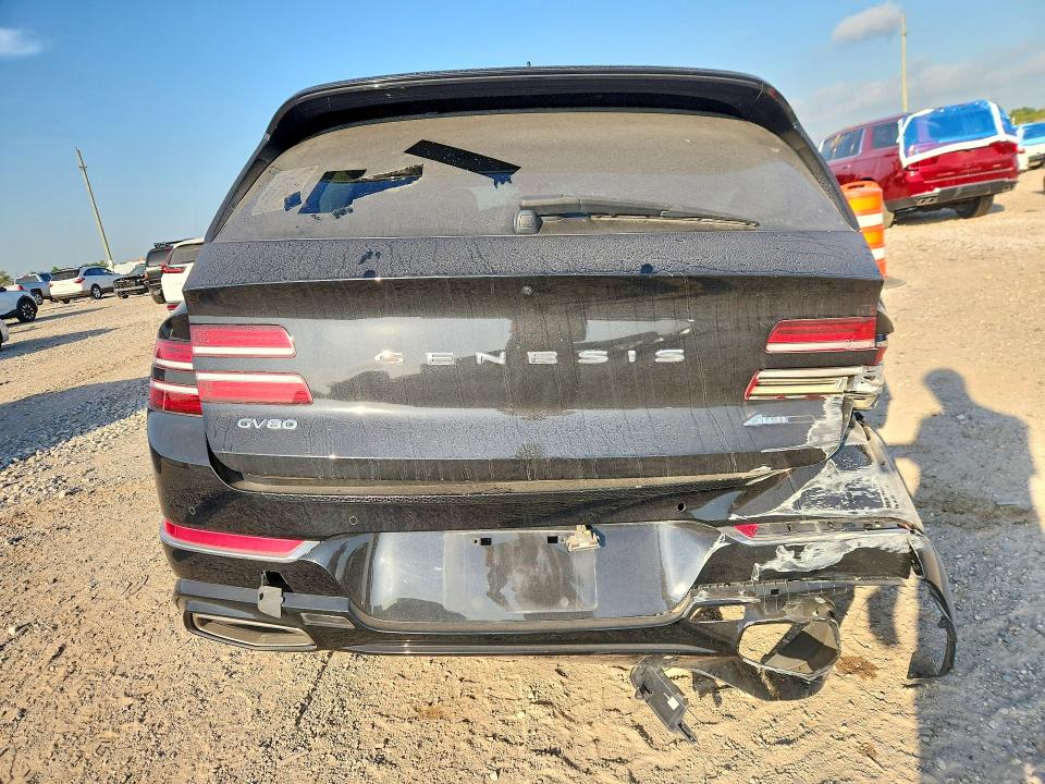 2022 Genesis GV80 VIN KMUHCESC9NU077350 COPART salvage auction — SIDE, TX - CERTIFICATE OF TITLE, sold $11,400 on 2026-09-10 (photo 6)