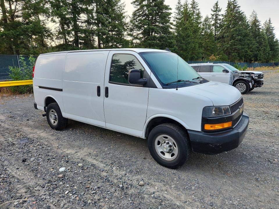 2023 Chevrolet Express 2500 VIN 1GCWGAFP7P1122715 COPART salvage auction — REAR END, WA - VEHICLE CERT OF OWNERSHIP-TITL, sold $9,100 on 2026-08-27 (photo 4)