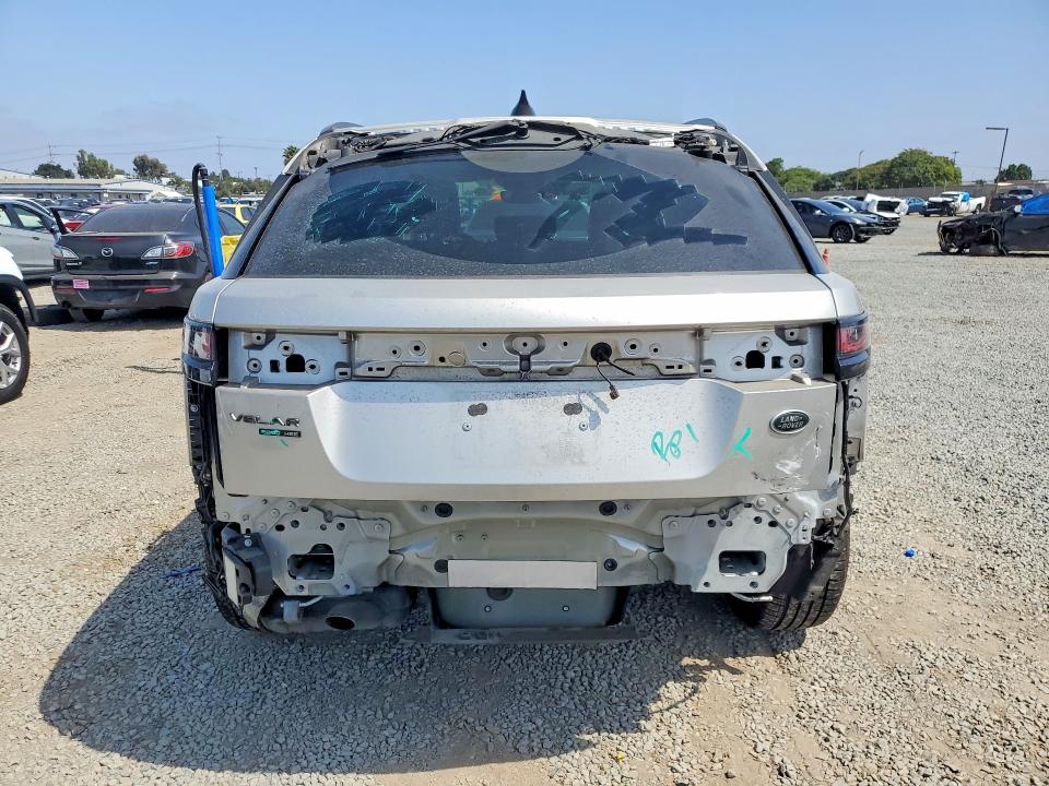 2019 Land rover Range rover velar VIN SALYM2EV2KA787613 COPART salvage auction — REAR END, Ca - Salvage Certificate, sold $13,700 on 2026-08-28 (photo 6)