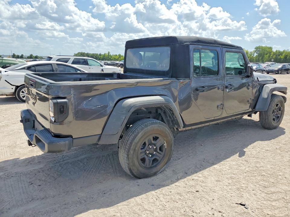 2024 Jeep Gladiator VIN 1C6HJTAG1RL124603 COPART salvage auction — FRONT END, Tx - Salvage Vehicle Title, sold $10,500 on 2026-08-28 (photo 3)