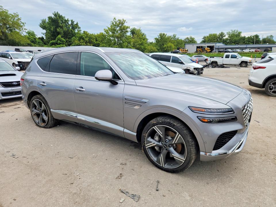 2025 Genesis Gv80 VIN KMUHCESB7SU251810 COPART salvage auction — SIDE, MO - SALVAGE CERTIFICATE OF TITLE, sold $22,400 on 2026-09-18 (photo 4)