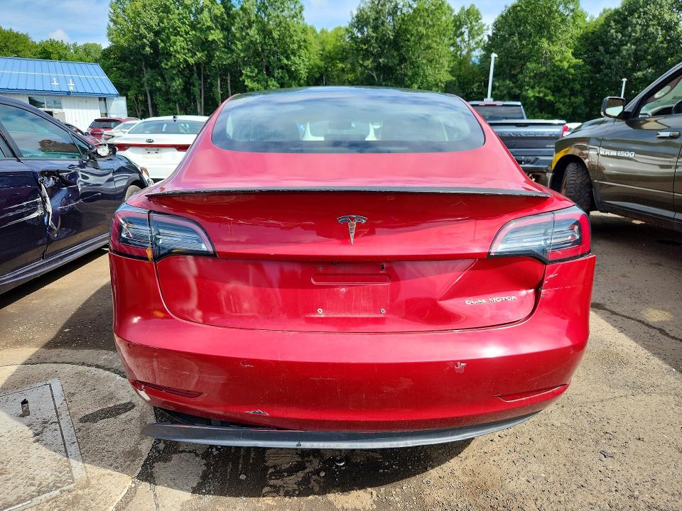 2018 Tesla Model 3 VIN 5YJ3E1EB5JF146136 COPART salvage auction — FRONT END, TN - CERTIFICATE OF TITLE (P), sold $7,700 on 2026-09-10 (photo 6)