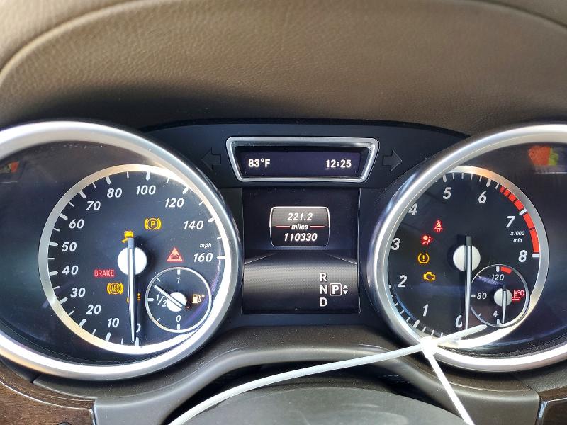2014 Mercedes-benz Gl-class VIN 4JGDF7CE2EA307439 COPART salvage auction — MECHANICAL, OR - CERTIFICATE OF TITLE, sold $0 on 2026-09-10 (photo 9)