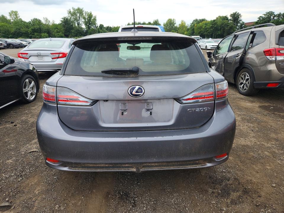 2012 Lexus Ct VIN JTHKD5BH8C2102795 COPART salvage auction — MECHANICAL, Ct - Certificate Of Title, sold $3,500 on 2026-09-03 (photo 6)
