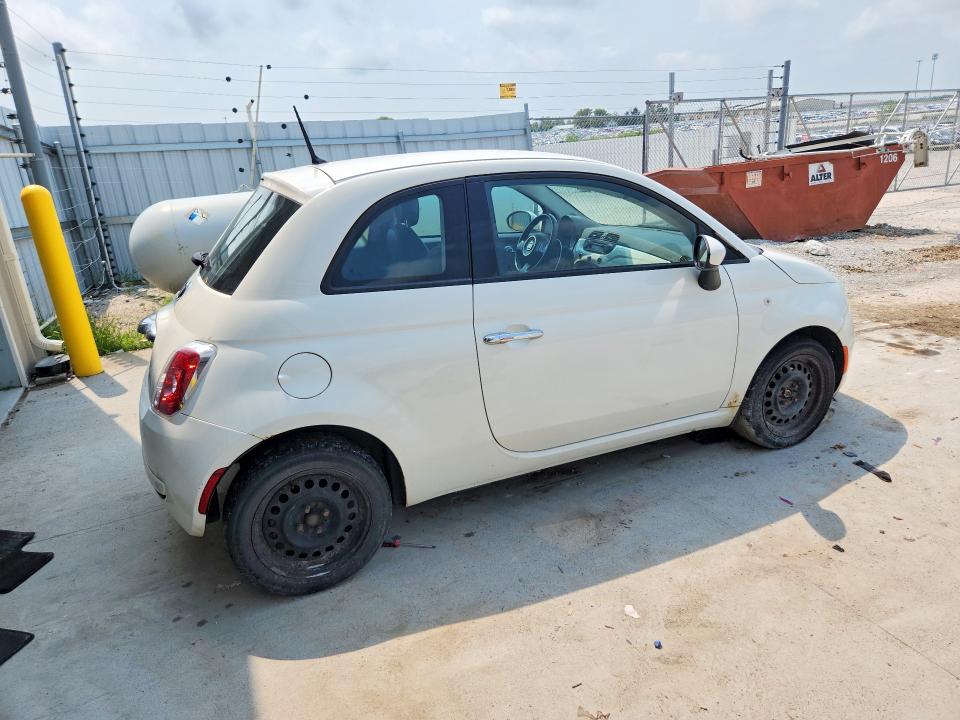 2013 Fiat 500 VIN 3C3CFFAR8DT748066 COPART salvage auction — MINOR DENT/SCRATCHES, Ne - Certificate Of Title, sold $625 on 2026-08-11 (photo 3)