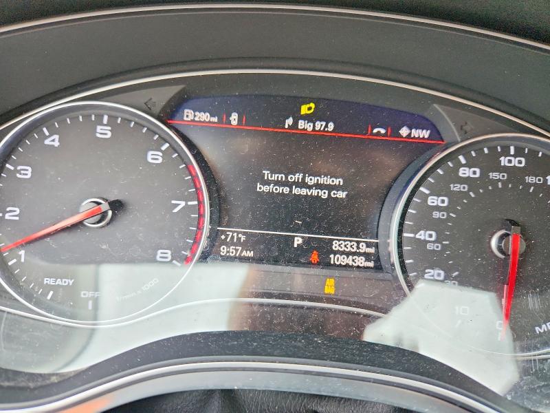 2016 Audi A7 VIN WAUWGAFC2GN003411 COPART salvage auction — FRONT END, Co - Salvage Title, sold $3,650 on 2026-09-02 (photo 9)