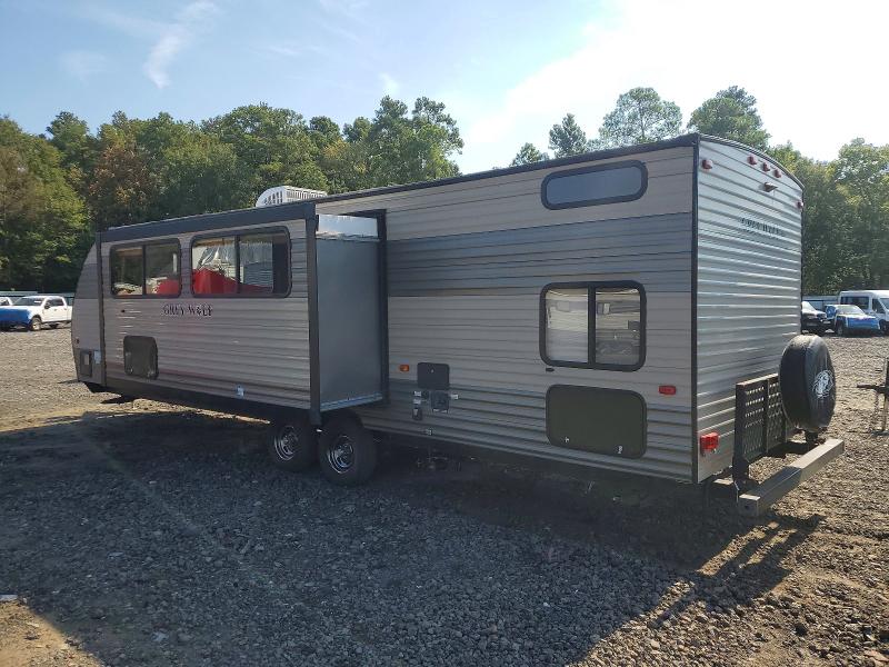 2018 Forest river Grey wolf VIN 4X4TCKE24JX129565 COPART salvage auction — WATER/FLOOD, TX - SALVAGE TITLE-FLOOD DAMAGE, sold $3,200 on 2026-10-15 (photo 3)