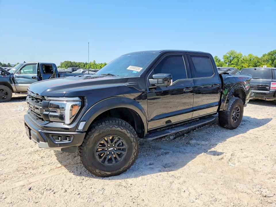 2025 Ford F-150 VIN 1FTFW1RG4SFA20492 COPART salvage auction — REAR END, TX - SALVAGE VEHICLE TITLE (P), sold $49,250 on 2026-09-29 (photo 1)