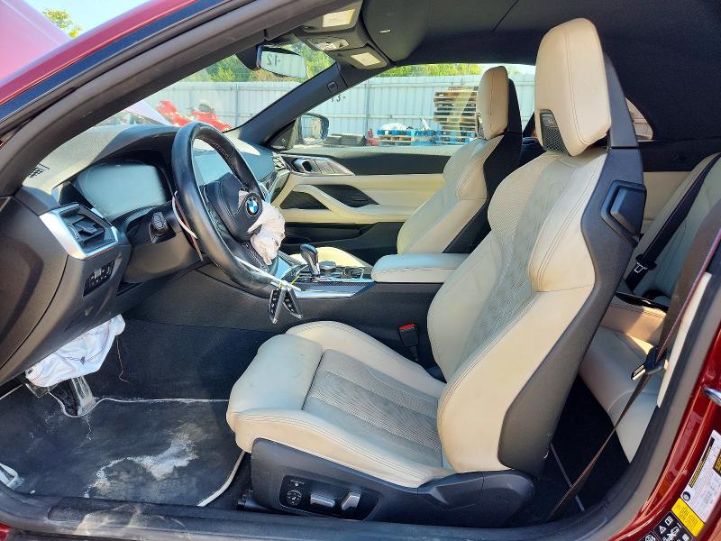 2022 BMW M4 VIN WBS33BA02NCJ04325 COPART salvage auction — FRONT END, On - Permit Salvage (P), sold $23,100 on 2026-08-20 (photo 7)