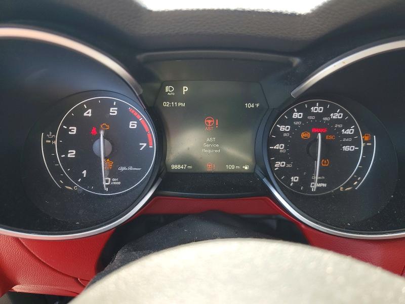 2018 Alfa romeo Stelvio VIN ZASFAKNN5J7B73309 COPART salvage auction — FRONT END, Ny - Certificate Of Title, sold $1,250 on 2026-08-12 (photo 9)