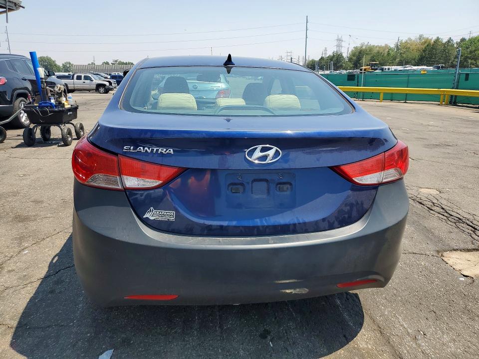 2013 Hyundai Elantra VIN KMHDH4AE2DU559104 COPART salvage auction — SIDE, Co - Public - Salvage Title, sold $1,000 on 2026-09-08 (photo 6)