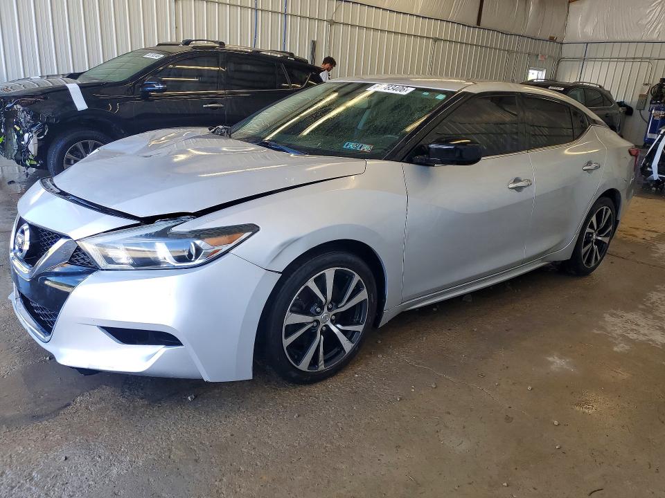 2018 Nissan Maxima VIN 1N4AA6AP3JC391957 COPART salvage auction — FRONT END, Ar - Certificate Of Title, sold $1,800 on 2026-09-22 (photo 1)