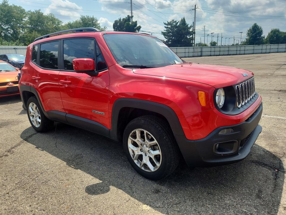 2018 Jeep Renegade VIN ZACCJBBB5JPH12715 COPART salvage auction — FRONT END, Oh - Cert Of Title-Salvage, sold $3,050 on 2026-08-14 (photo 4)