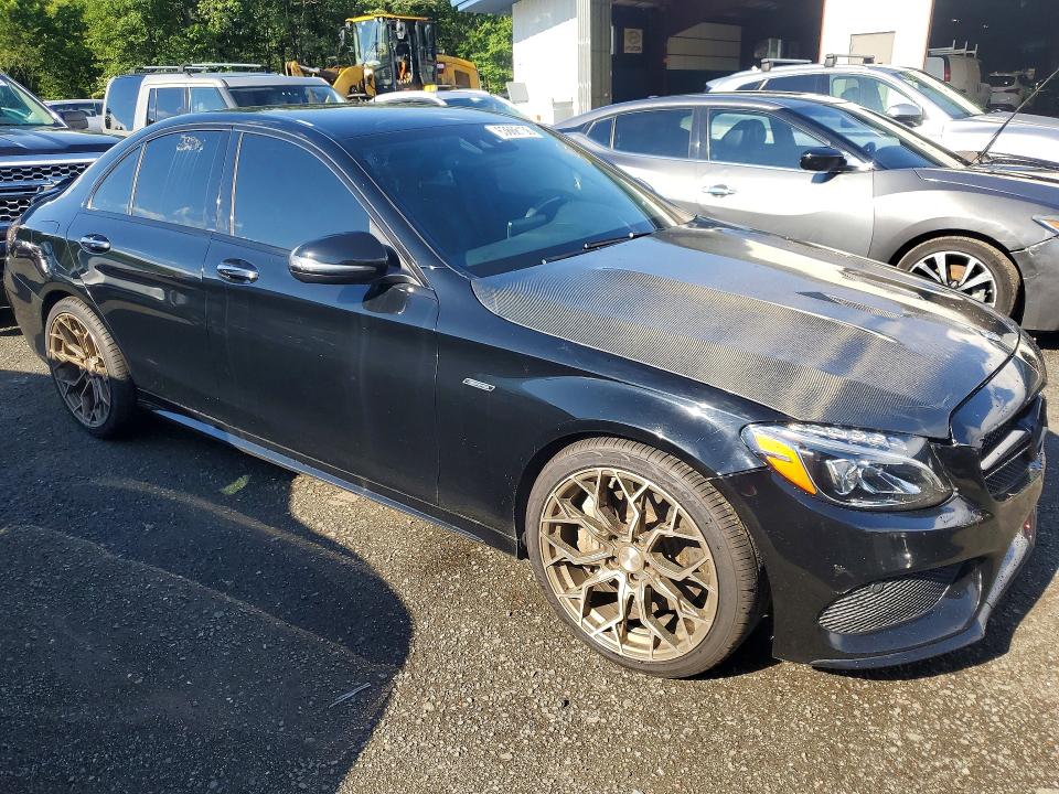 2016 Mercedes-benz C class VIN 55SWF6EB2GU132354 COPART salvage auction — MINOR DENT/SCRATCHES, Ct - Certificate Of Title (P), sold $12,100 on 2026-08-19 (photo 4)