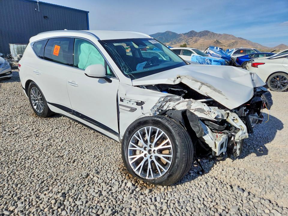 2026 Genesis Gv80 VIN KMUHFESB2TU323635 COPART salvage auction — FRONT END, UT - SALVAGE CERTIFICATE, sold $7,000 on 2026-09-04 (photo 4)