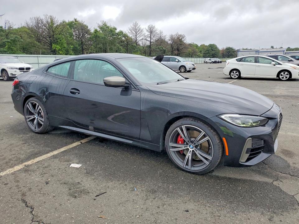 2021 BMW M4 VIN WBA13AR03MCF57719 COPART salvage auction — SIDE, Ny - Mv-907A Salvage Certificate, sold $20,600 on 2026-08-26 (photo 4)