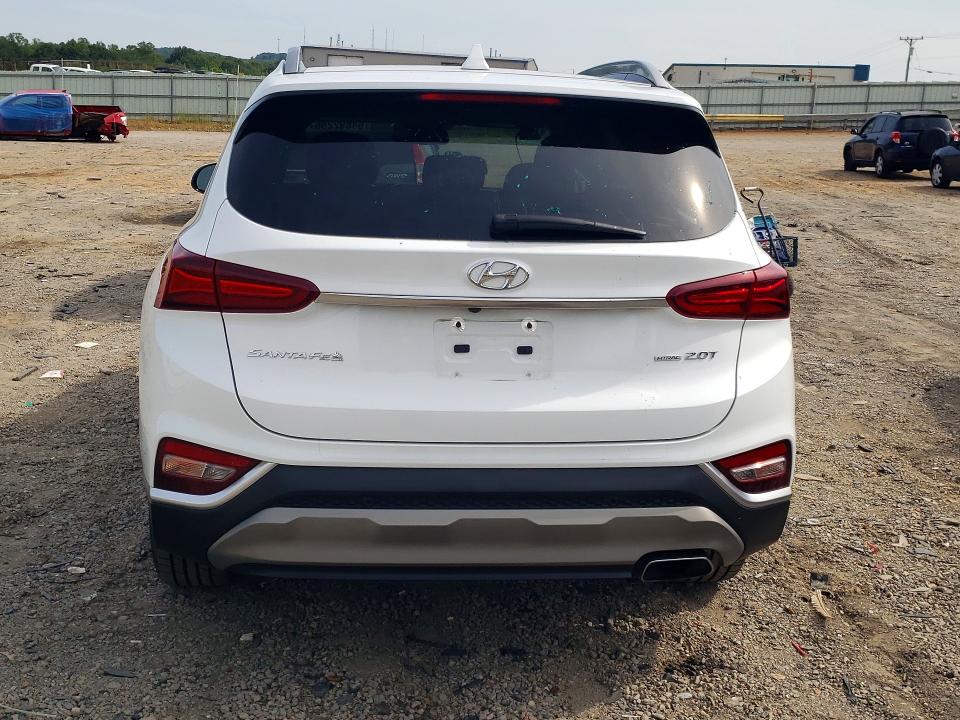 2019 Hyundai Santa fe VIN 5NMS5CAA9KH101981 COPART salvage auction — FRONT END, Va - Cert Of Title - Salvage, sold $8,700 on 2026-08-21 (photo 6)
