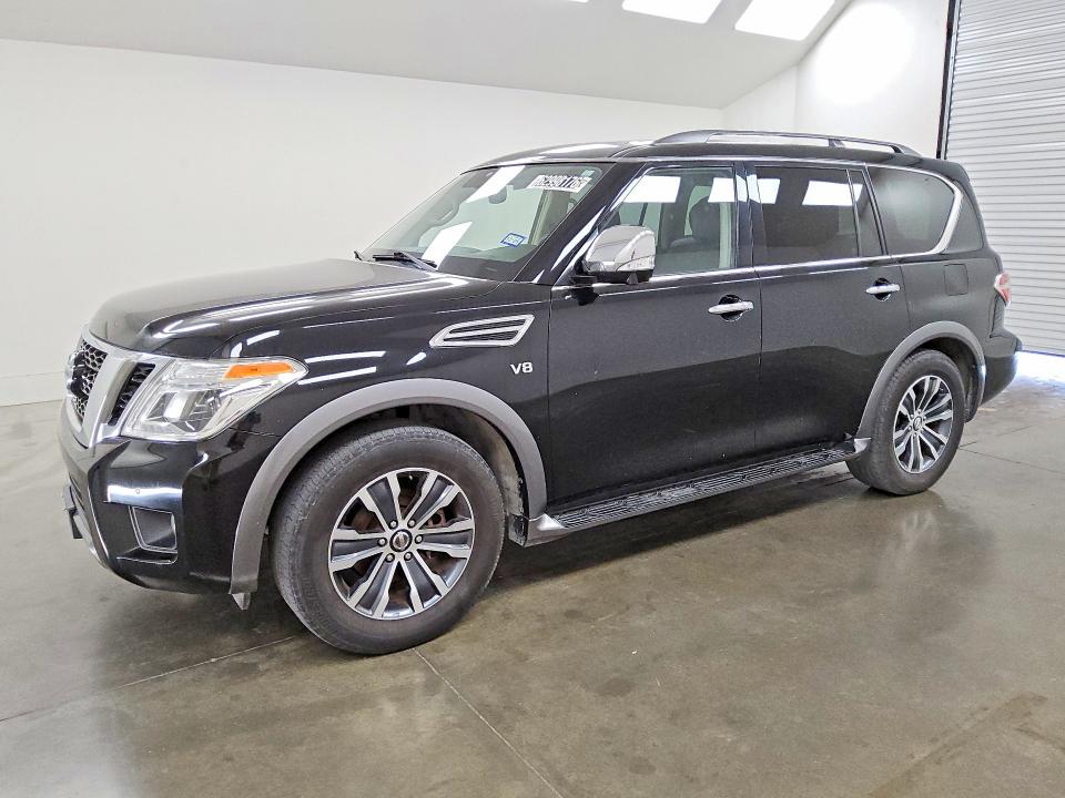 2020 Nissan Armada VIN JN8AY2NCXL9617082 COPART salvage auction — MINOR DENT/SCRATCHES, TX - CERTIFICATE OF TITLE, sold $7,500 on 2026-09-03 (photo 1)