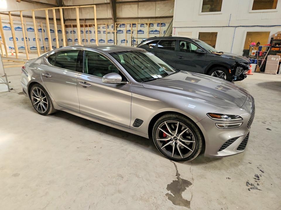2025 Genesis G70 VIN KMTG34SC3SU155871 COPART salvage auction — SIDE, Ct - Clean Title, sold $15,600 on 2026-08-19 (photo 4)