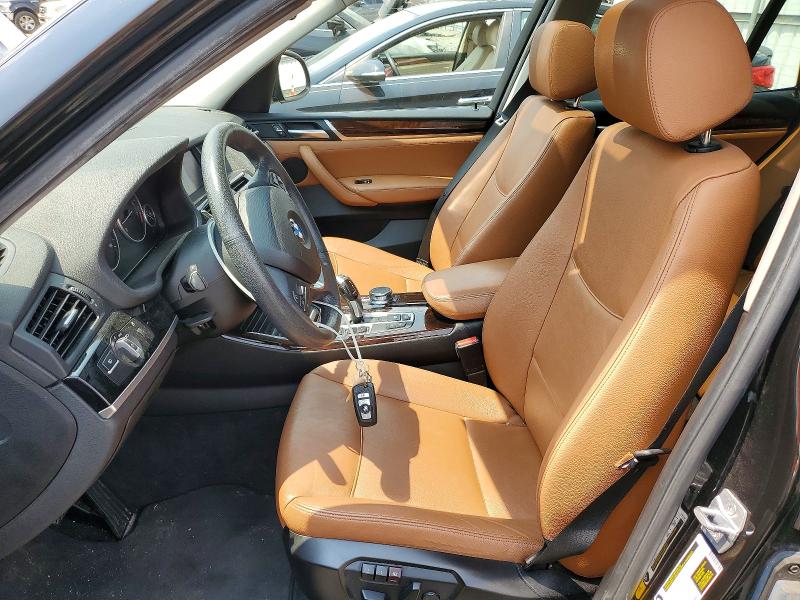2017 BMW X3 VIN 5UXWX9C33H0T22089 COPART salvage auction — FRONT END, Md - Cert Of Salvage < 75% Damage, sold $2,900 on 2026-08-24 (photo 7)