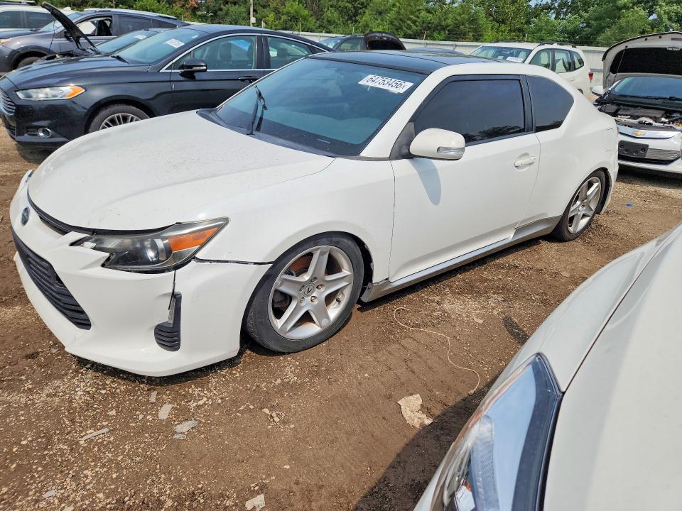 2014 Scion Tc VIN JTKJF5C7XE3072007 COPART salvage auction — FRONT END, Fl - Certificate Of Title, sold $725 on 2026-09-01 (photo 1)