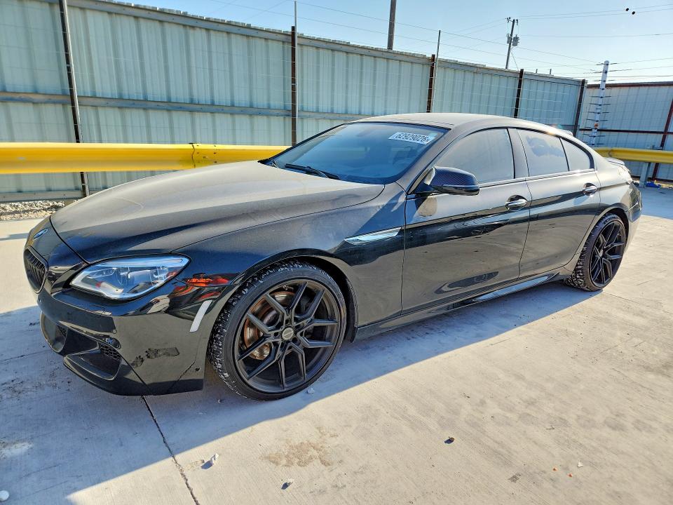 2016 BMW 6er VIN WBA6D0C57GG432542 COPART salvage auction — REAR END, Tx - Salvage Vehicle Title, sold $9,100 on 2026-08-21 (photo 1)