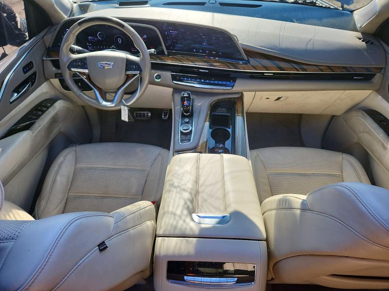 2022 Cadillac Escalade esv VIN 1GYS4RKL7NR245688 COPART salvage auction — ROOF, Ny - Mv-907A Salvage Certificate, sold $21,400 on 2026-09-01 (photo 8)