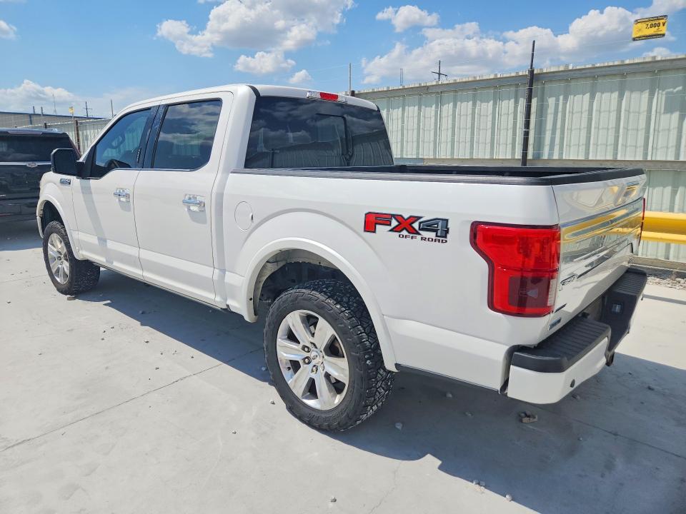2018 Ford F-150 VIN 1FTEW1EG1JFB44123 COPART salvage auction — FRONT END, Tx - Salvage Vehicle Title, sold $14,300 on 2026-09-04 (photo 2)