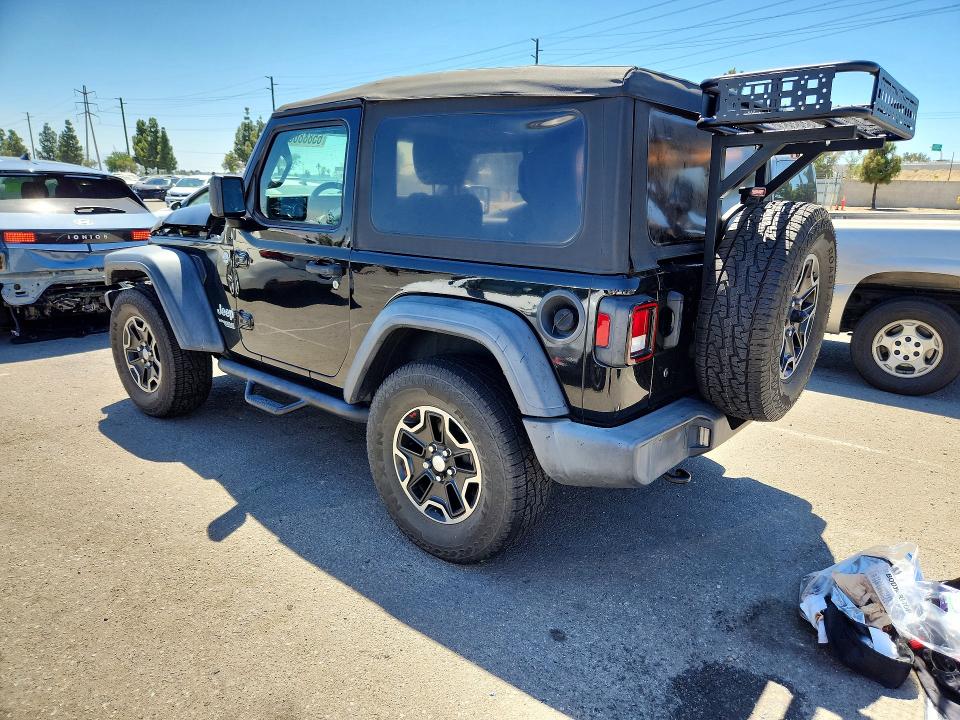 2018 Jeep Wrangler / VIN 1C4GJXAG2JW171847 COPART salvage auction — FRONT END, Ca - Salvage Certificate, sold $6,000 on 2026-09-17 (photo 2)