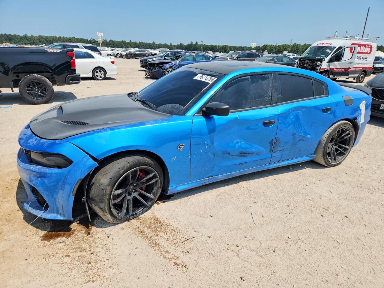2019 Dodge Charger VIN 2C3CDXL91KH518660 — COPART salvage auction photo