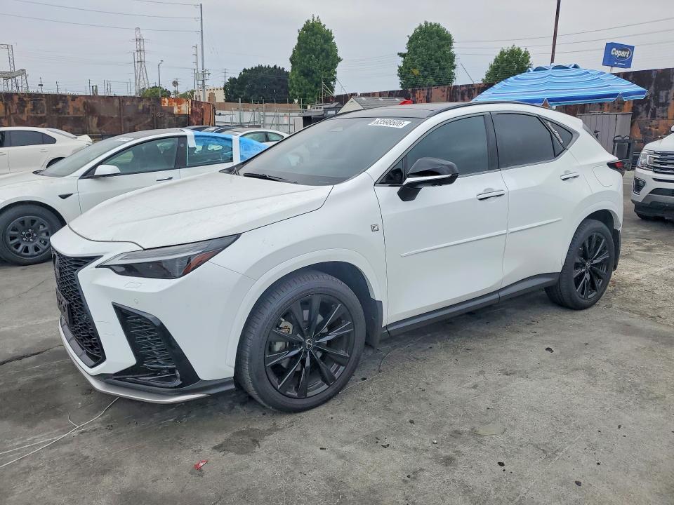 2022 Lexus Nx VIN JTJKGCEZ2N2004346 COPART salvage auction — SIDE, CA - SALVAGE CERTIFICATE, sold $23,700 on 2026-09-11 (photo 1)