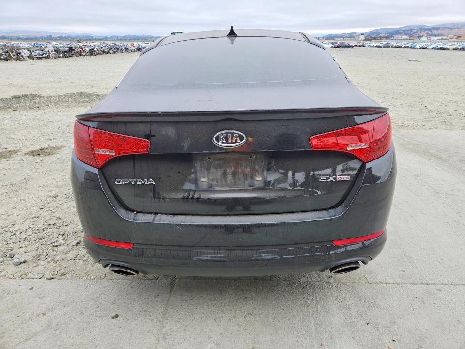 2012 Kia Optima VIN 5XXGN4A76CG022316 COPART salvage auction — MECHANICAL, Ca - Dis/Dlr/Exp Only Clean Title, sold $550 on 2026-09-03 (photo 6)