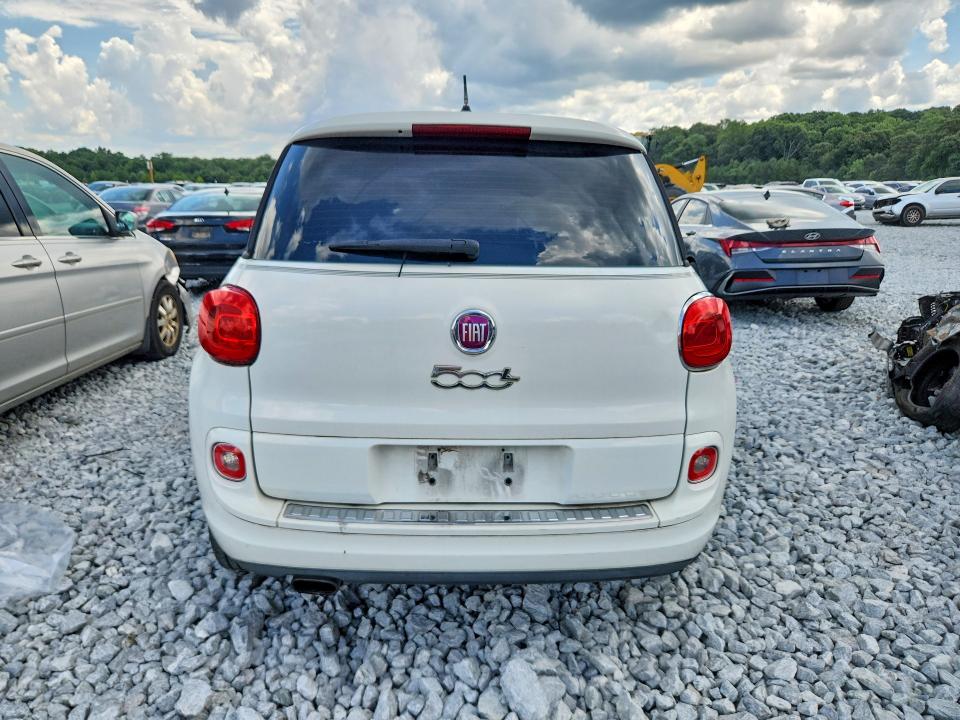 2014 Fiat 500l VIN ZFBCFAAH1EZ017630 COPART salvage auction — BURN, Ga - Certificate Of Title, sold $250 on 2026-08-11 (photo 6)