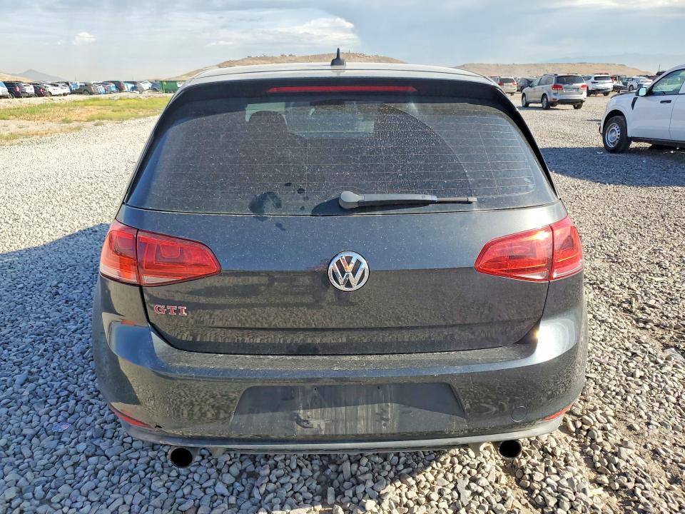 2016 Volkswagen Gti VIN 3VW547AU7GM018794 COPART salvage auction — FRONT END, UT - SALVAGE CERTIFICATE, sold $3,100 on 2026-09-22 (photo 6)