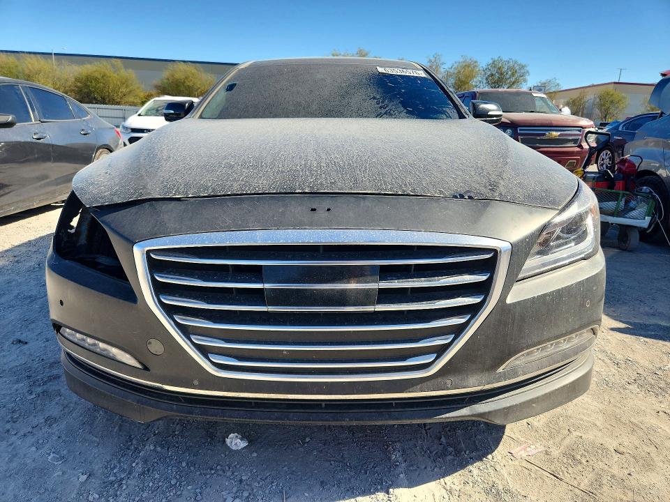 2017 Genesis G80 VIN KMHGN4JE7HU167375 COPART salvage auction — REAR END, Nv - Certificate Of Title (P), sold $2,800 on 2026-09-08 (photo 5)