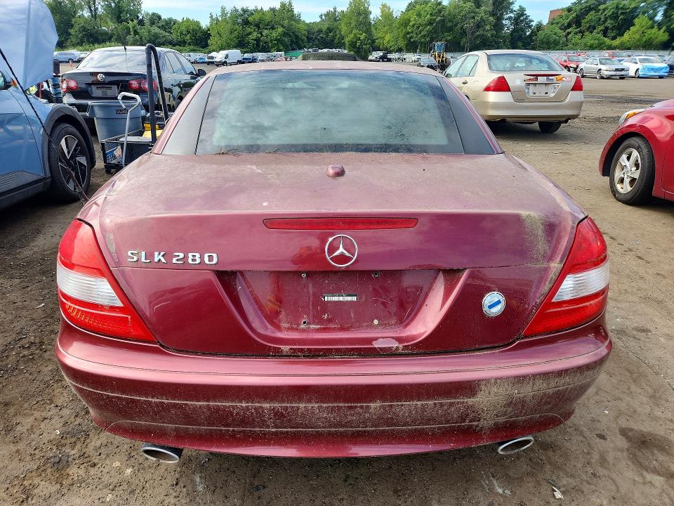 2008 Mercedes-benz Slk-class VIN WDBWK54F58F187369 COPART salvage auction — FRONT END, CT - CERTIFICATE OF TITLE, sold $475 on 2026-08-11 (photo 6)