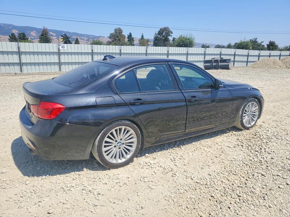 2013 BMW 3er VIN WBA3A5C59DF351665 COPART salvage auction — VANDALISM, Ca - Salvage Certificate, sold $2,750 on 2026-08-18 (photo 3)