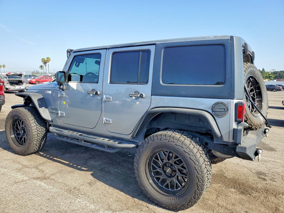 2014 Jeep Wrangler / VIN 1C4HJWDG1EL237368 COPART salvage auction — REAR END, Ca - Salvage Certificate, sold $9,100 on 2026-09-18 (photo 2)