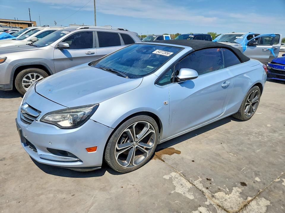 2016 Buick Cascada VIN W04WT3N55GG093763 COPART salvage auction — FRONT END, TX - CERTIFICATE OF TITLE, sold $2,400 on 2026-09-18 (photo 1)