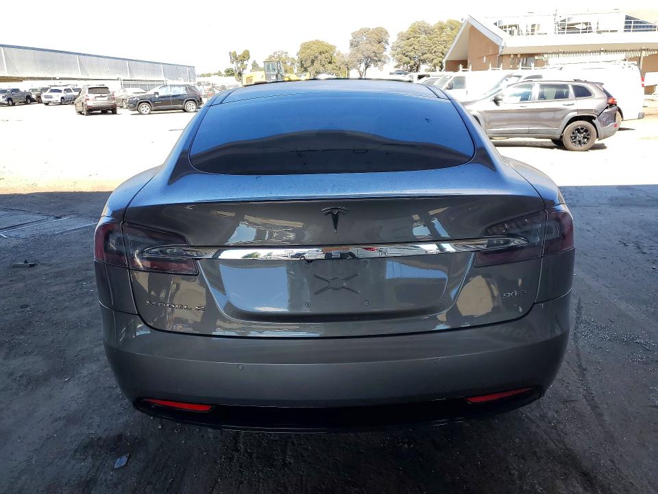 2016 Tesla Model s VIN 5YJSA1E27GF149278 COPART salvage auction — FRONT END, Ca - Salvage Certificate, sold $9,400 on 2026-09-10 (photo 6)
