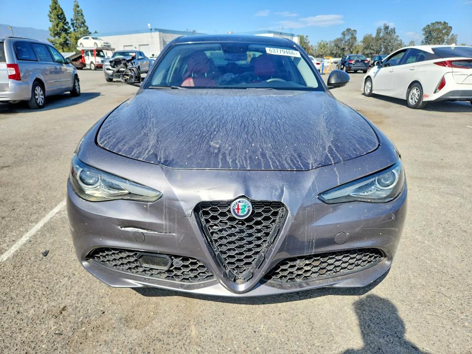 2019 Alfa romeo Giulia VIN ZARFAMANXK7620816 COPART salvage auction — REAR END, Salvage Title, sold $2,600 on 2026-09-24 (photo 5)